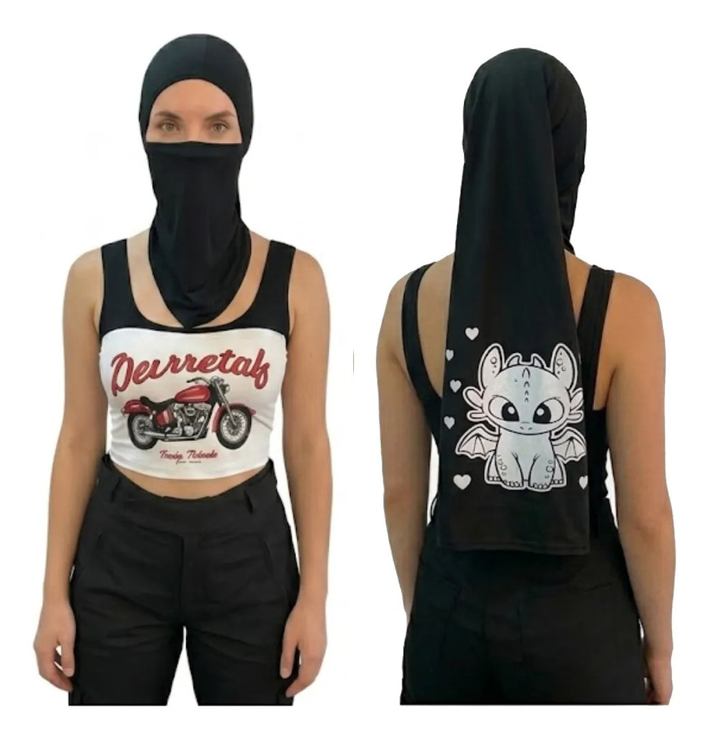 Cuello Cabello Largo Tipo Hiyab Buff Unisex