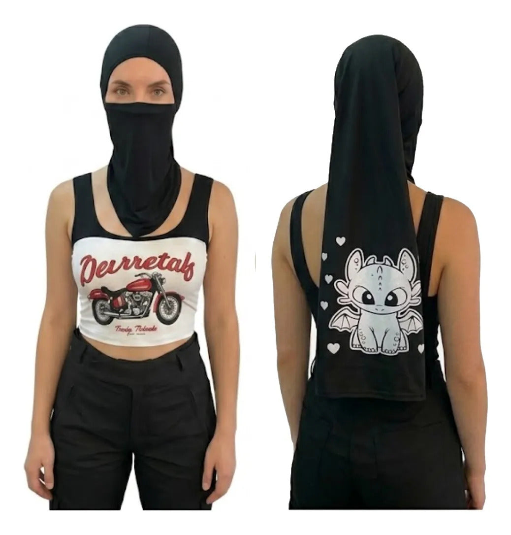 Cuello Cabello Largo Tipo Hiyab Buff Unisex