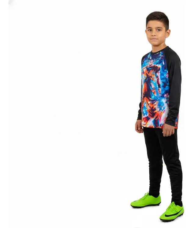 Conjunto Arquero Niño Pantalon Y Buzo Portero Uniforme