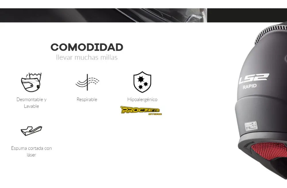 Casco Ls2 Negro Mate 353 Certificado Integral