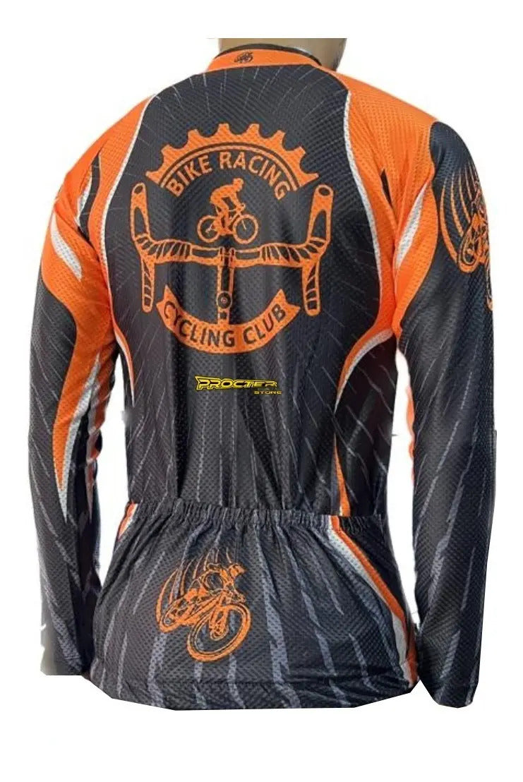 Camisa Camiseta Jersey Ciclismo Manga Larga Ruta Bici Licra