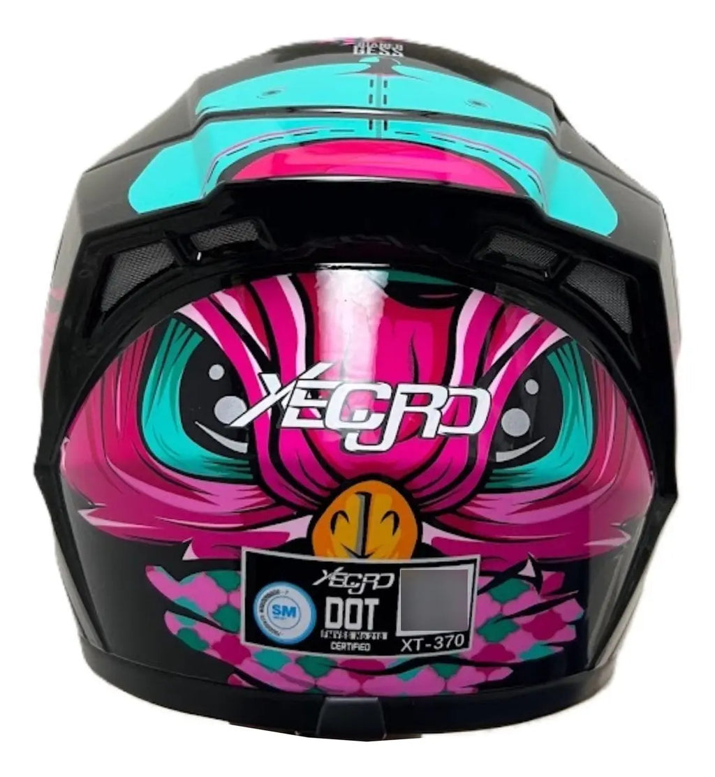 Casco Integral Moto Xecuro 370 Certificado