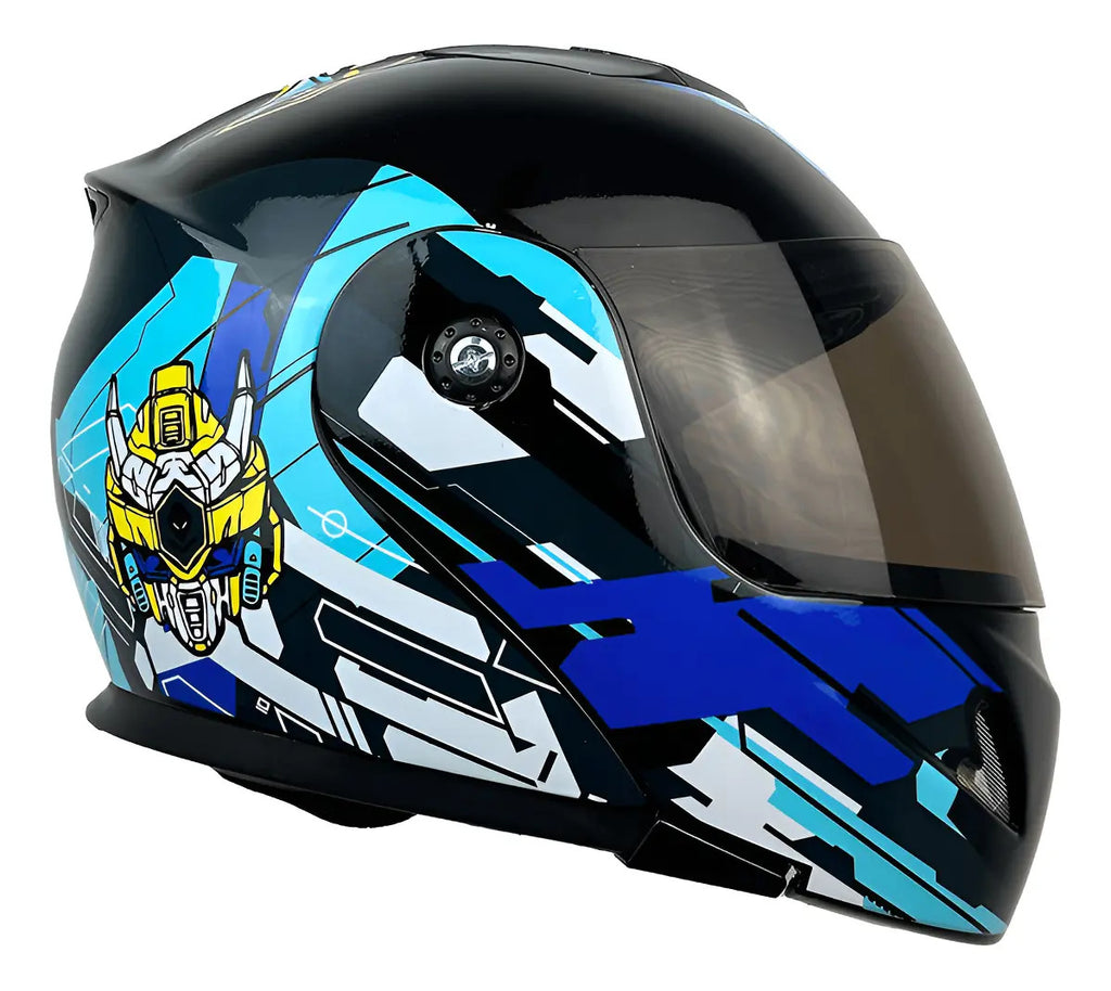 Casco Certificado Para Niños Abatible Con Gafas Xecuro 905