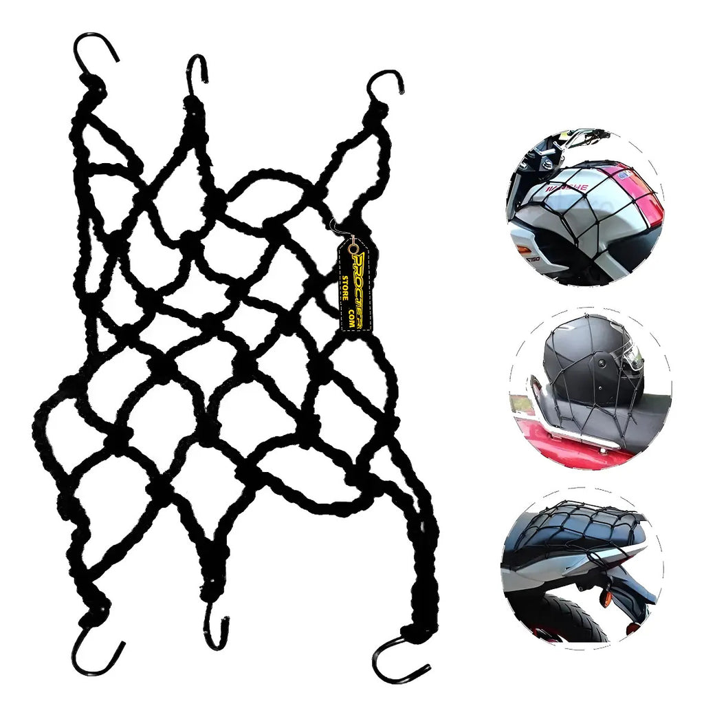 Pulpo O Amarre Para Moto Malla Elastica Trenzada Para Moto