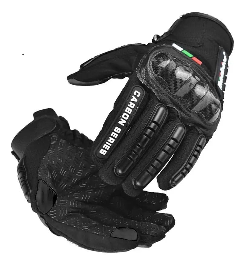 Guantes Moto Mad Bike Carbon Series Proteccion Originales