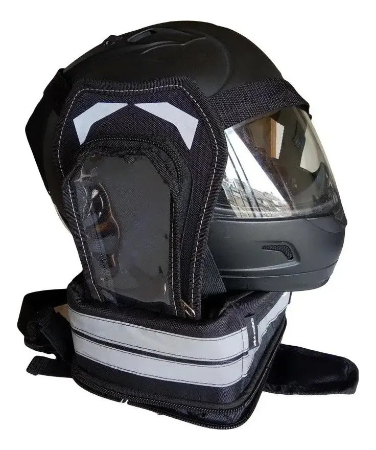 Maleta Tank Bag Moto Porta Celular Casco Expandible Tail Bag