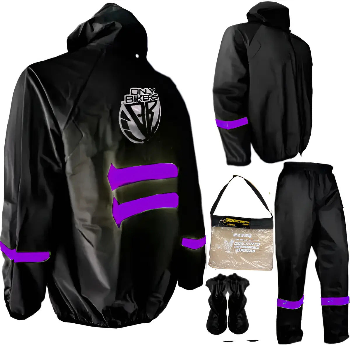 Impermeable Para Motociclistas Industrial Grueso Calibre 18
