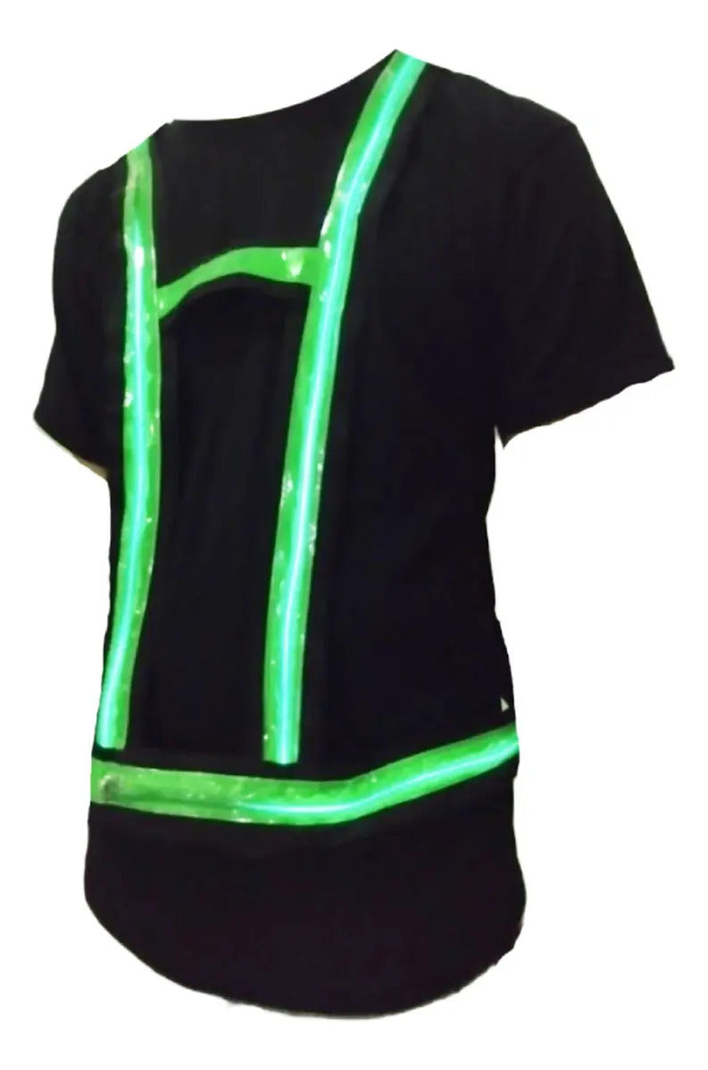 Chaleco De Seguridad Con Luz Led Reflectante Para Exteriores