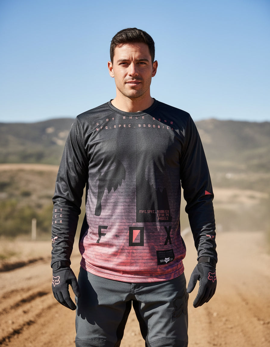 Buzo Manga Larga Mtb Motocross Bicicross Jersey Ciclismo