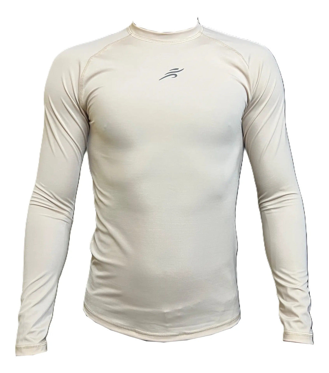 Buzo Deportivo Camiseta Larga Slim Fit Gym Lycra Fria Uv
