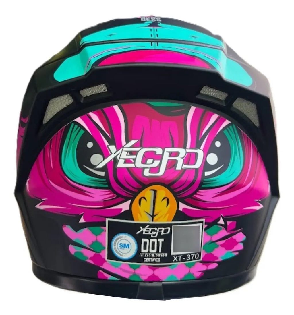 Casco Integral Moto Xecuro 370 Certificado