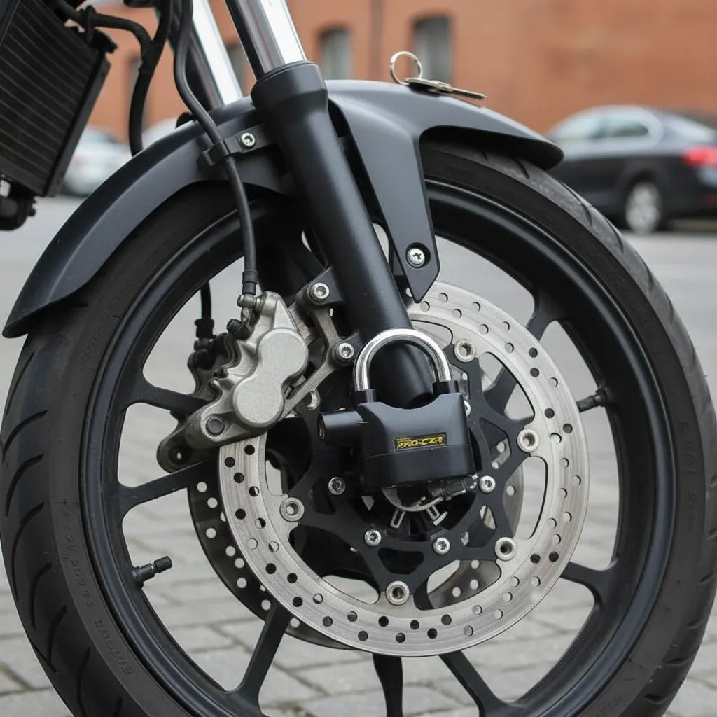 Candado Moto Freno De Disco Alarma Para Moto De 110db Casa