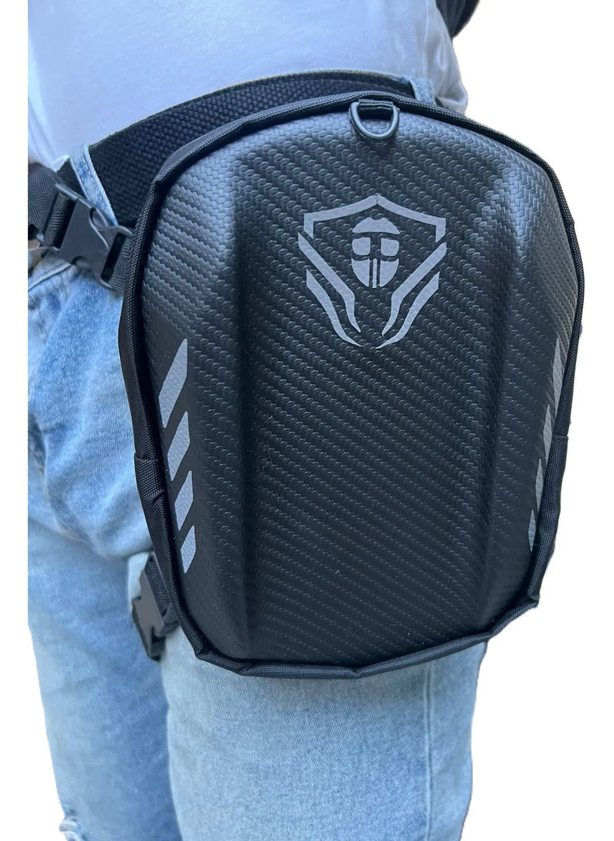 Canguro Piernero Para Motociclista Semi Impermeable Rigido