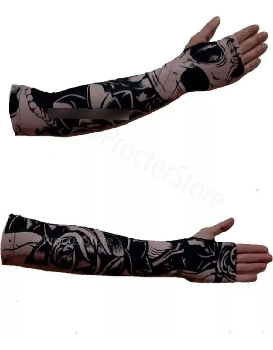 Mangas Protectoras Brazos Con Diseño Deportes Conduccion