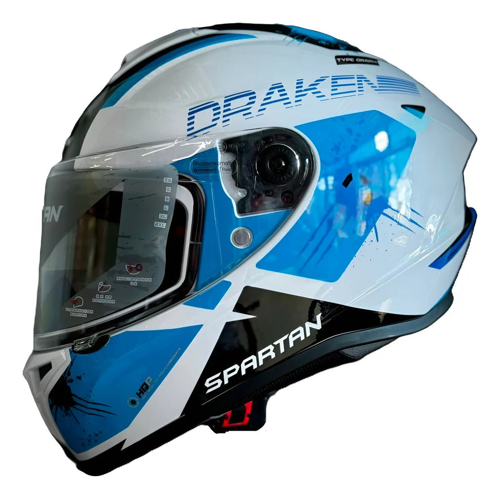 Casco Moto Integral Spartan Modelo Draken S