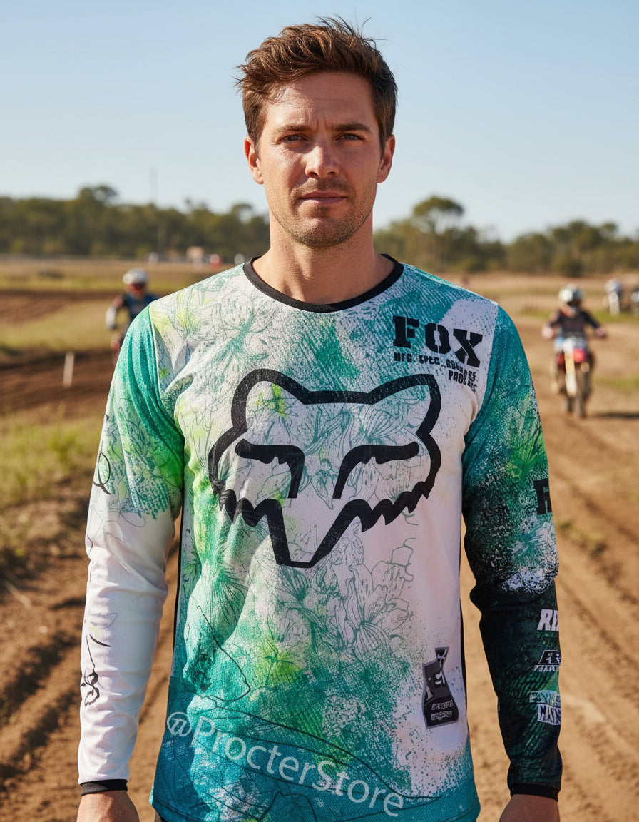 Buzo Manga Larga Mtb Motocross Bicicross Jersey Ciclismo