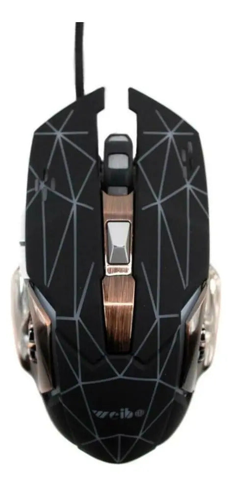 Mouse Gamer 6 Botenes Weibo S200 Luces Led Rgb-3200 Dpi