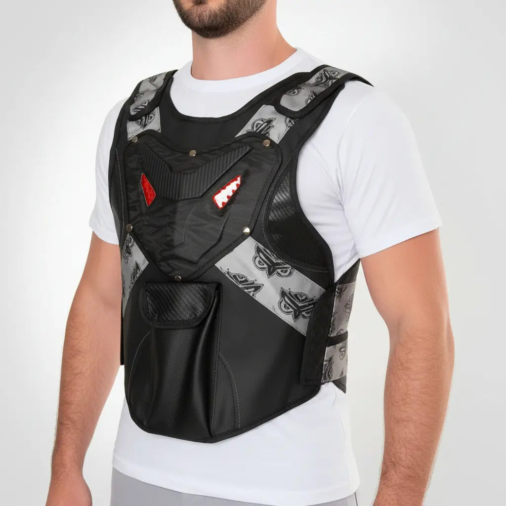 Chaleco Protección Con Armadura Para Moto Pechera Armor