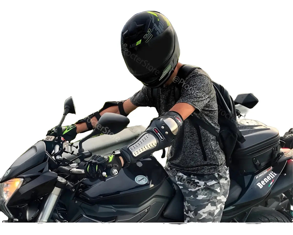 Coderas En Acero Inoxidable Para Moto Deportes
