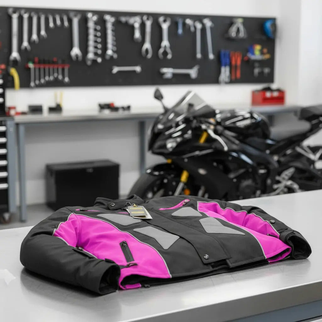 Chaqueta Para Motociclistas Dotacion Protecciones Reflectiva