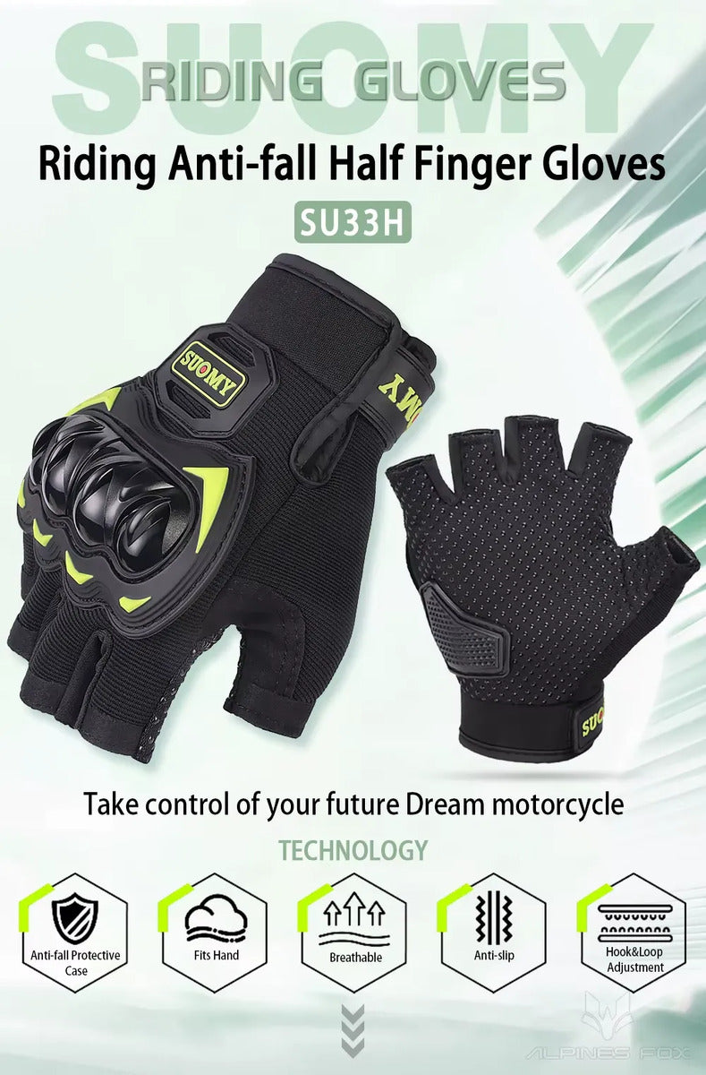Guantes Suomy Proteccion Nudillos Y Palma Tactiles