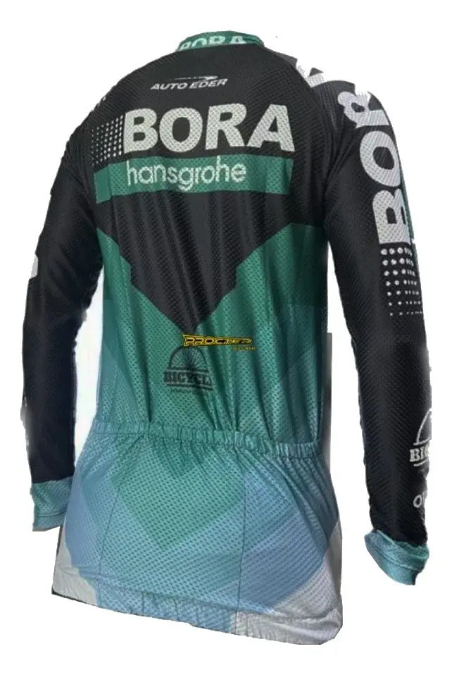 Camisa Camiseta Jersey Ciclismo Manga Larga Ruta Bici Licra