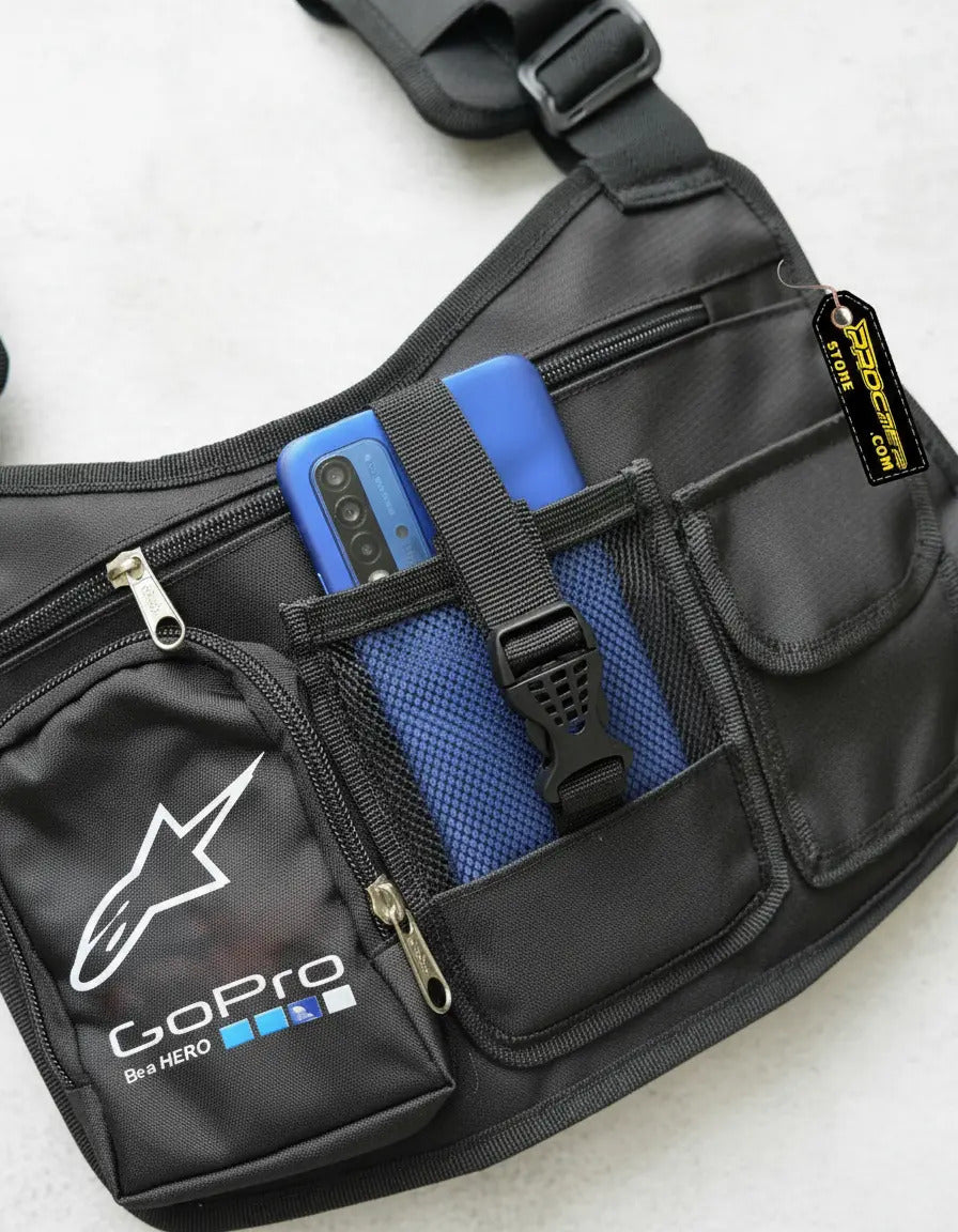 Pechera Moto Cangurera Porta Celular Multiusos