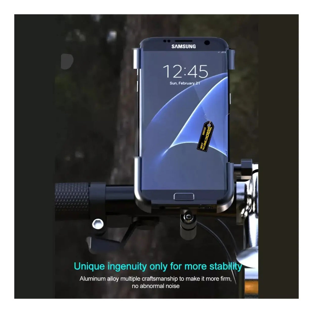 Holder Soporte Para Celular Metálico Alta Seguridad Moto