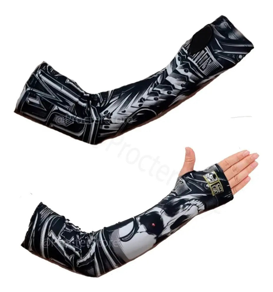 Mangas Protectoras Brazos Con Diseño Deportes Conduccion