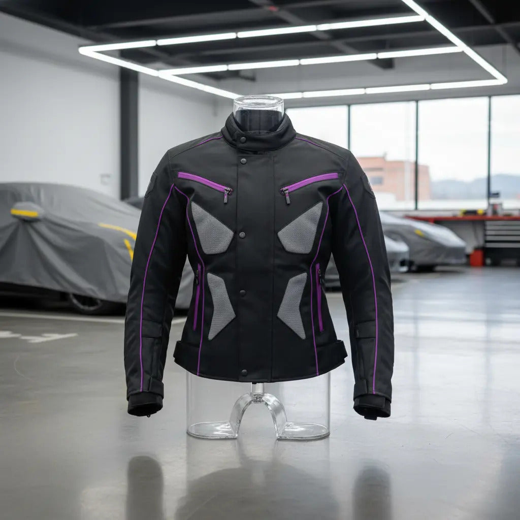 Chaqueta Para Motociclistas Dotacion Protecciones Reflectiva