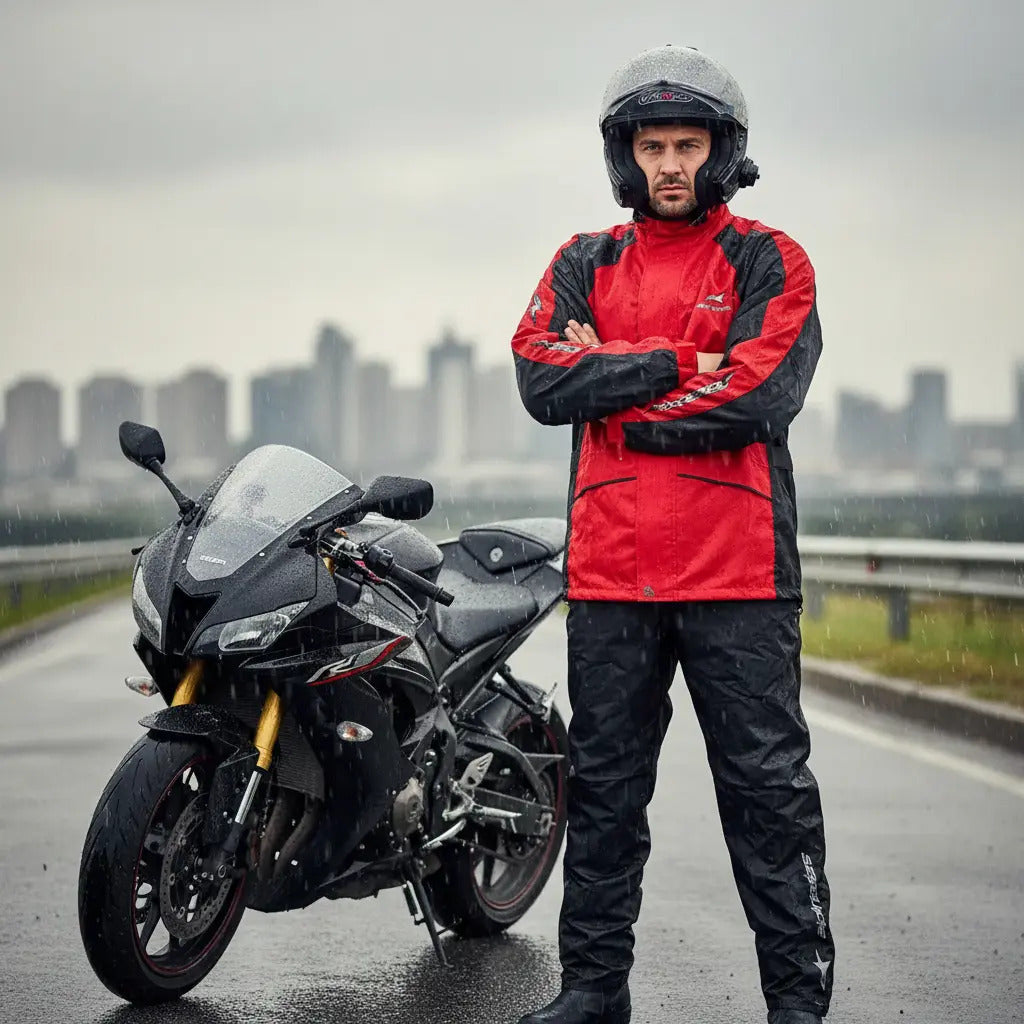 Traje Impermeable Tipo Sudadera Malla Deportivo Alp Pro