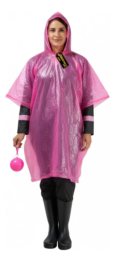 Capa Plástica Delgada Impermeable Tipo Bola
