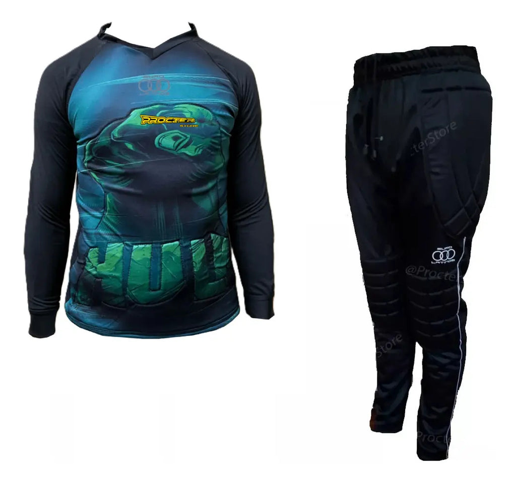 Conjunto Arquero Niño Pantalon Y Buzo Portero Uniforme