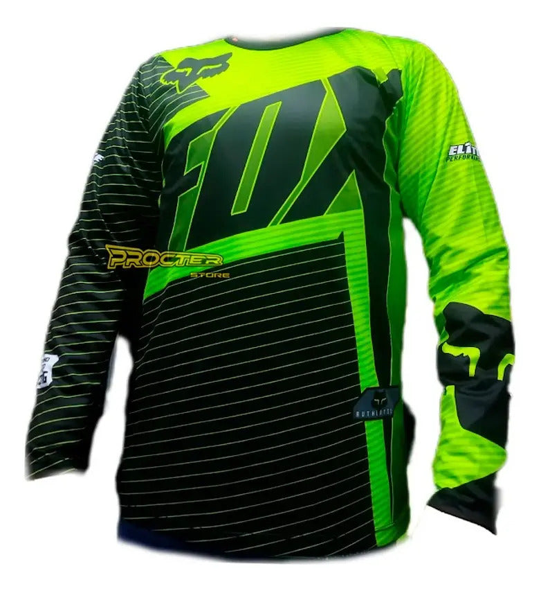 Buzo Manga Larga Mtb Motocross Bicicross Jersey Ciclismo