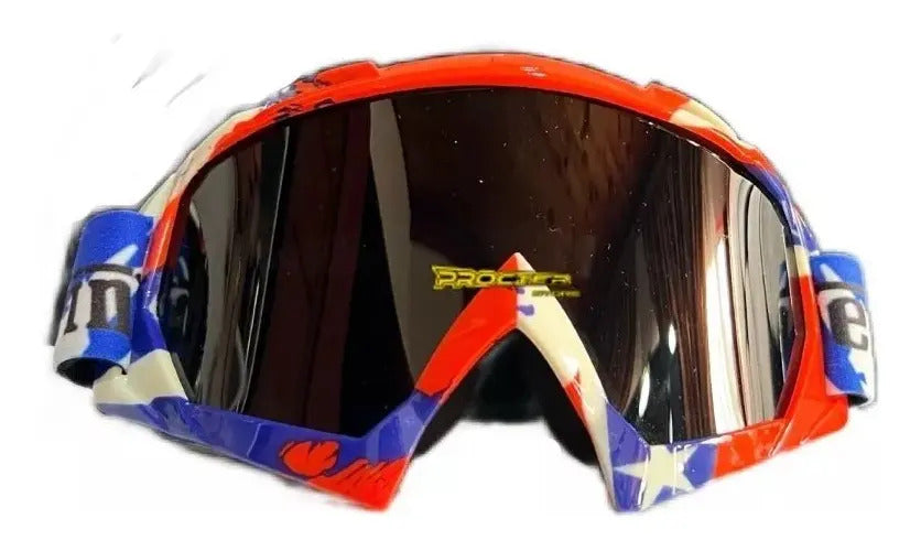 Gafas Tipo Cross Para Casco Cross Moto Bicicleta Deportes