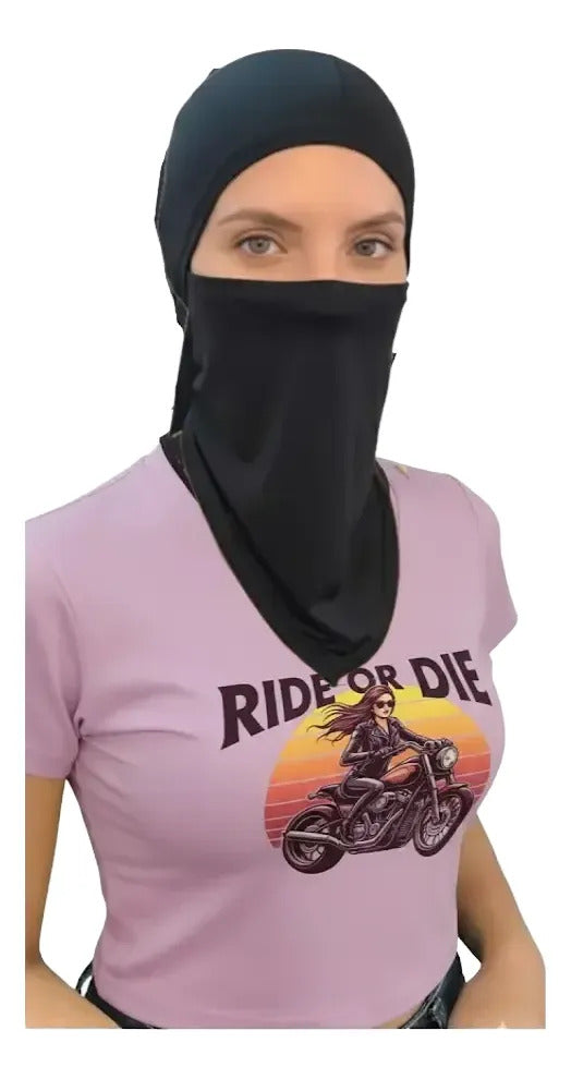 Cuello Cabello Largo Tipo Hiyab Buff Unisex