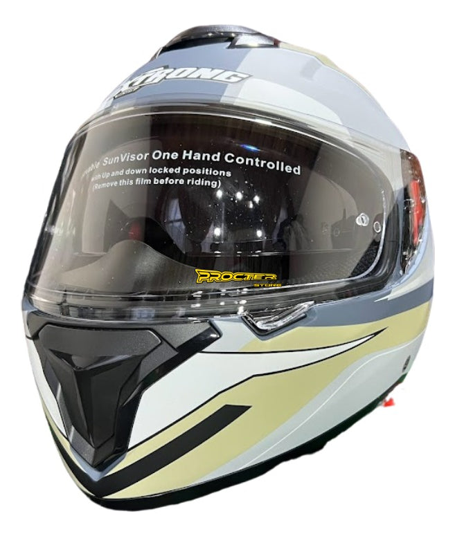 Casco Xtrong 822 Dv Doble Visor Procter