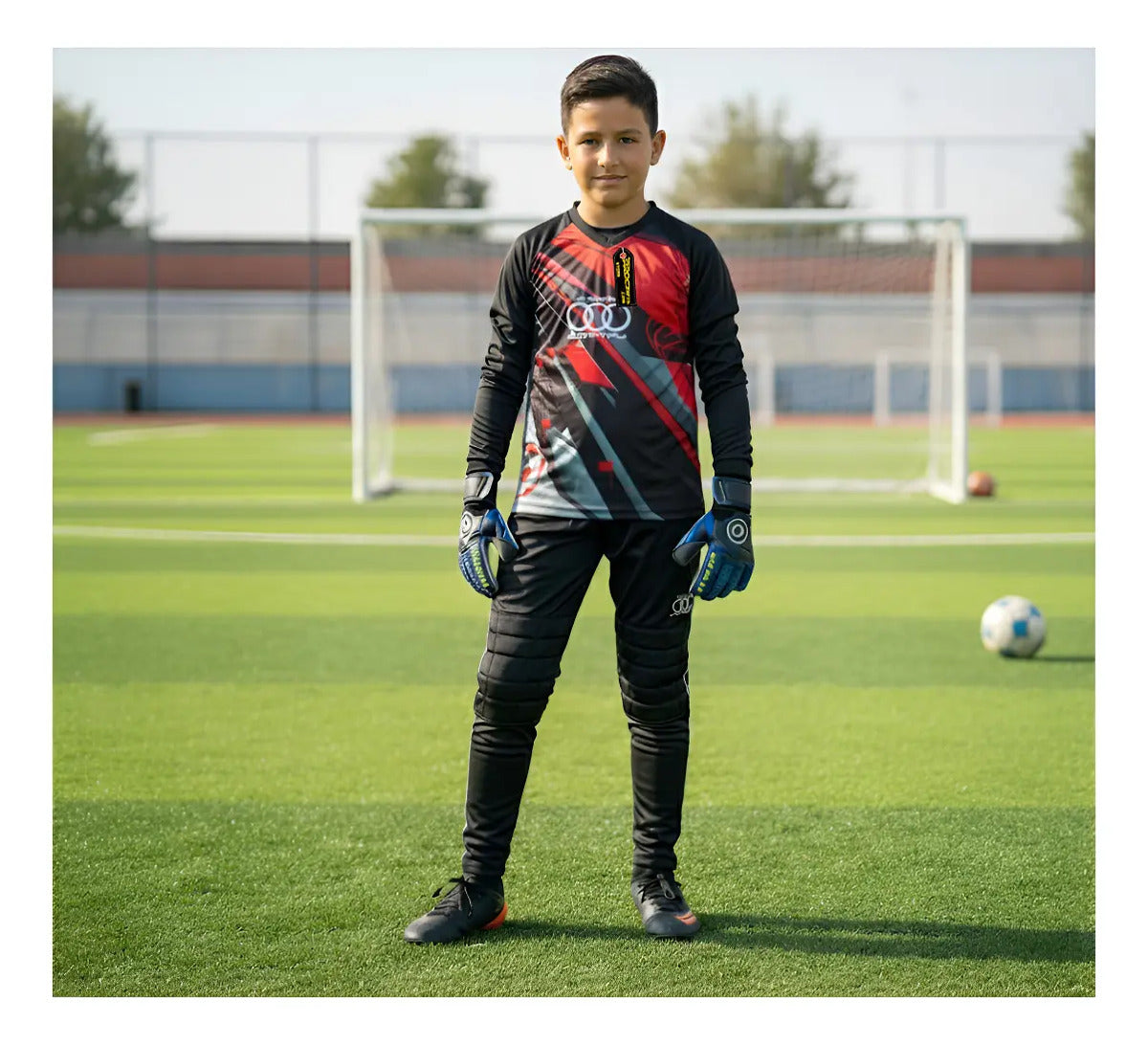 Conjunto Arquero Niño Pantalon Y Buzo Portero Uniforme