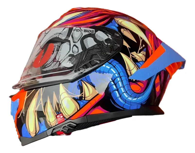 Casco Integral Marca Shaft Pro Series 609 Venom Ece 2206