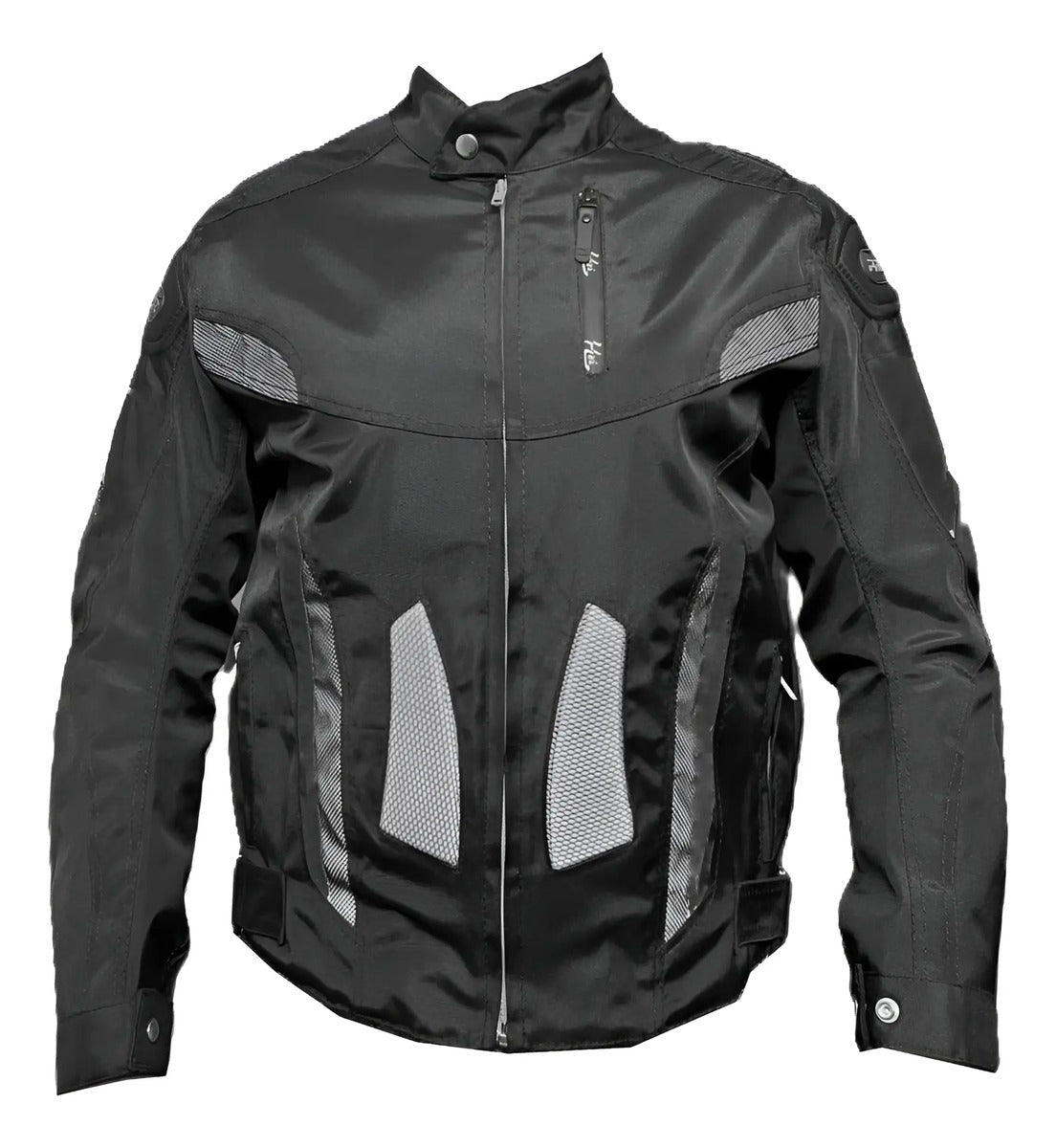 Chaqueta Protecciones Y Reflectiva Lona Cuerotex Moto Envío
