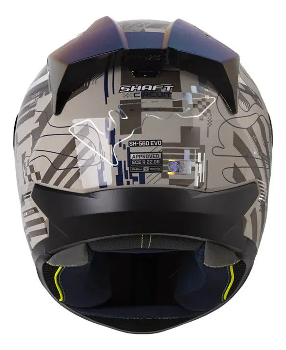 Casco Integral Marca Shaft 560 Evo Certificado Ece R 2206