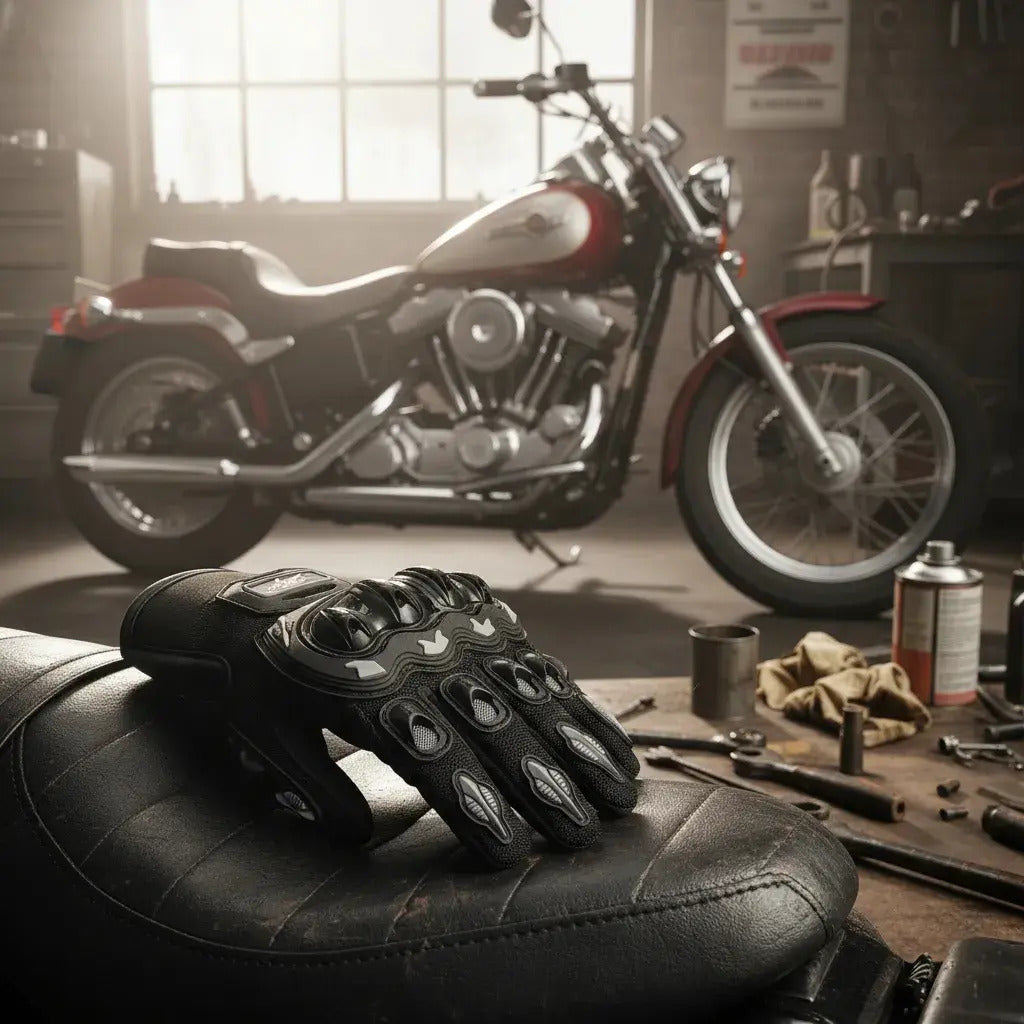 Guantes Moto Ciclista Con Proteccion En Nudillos Y En Palmas
