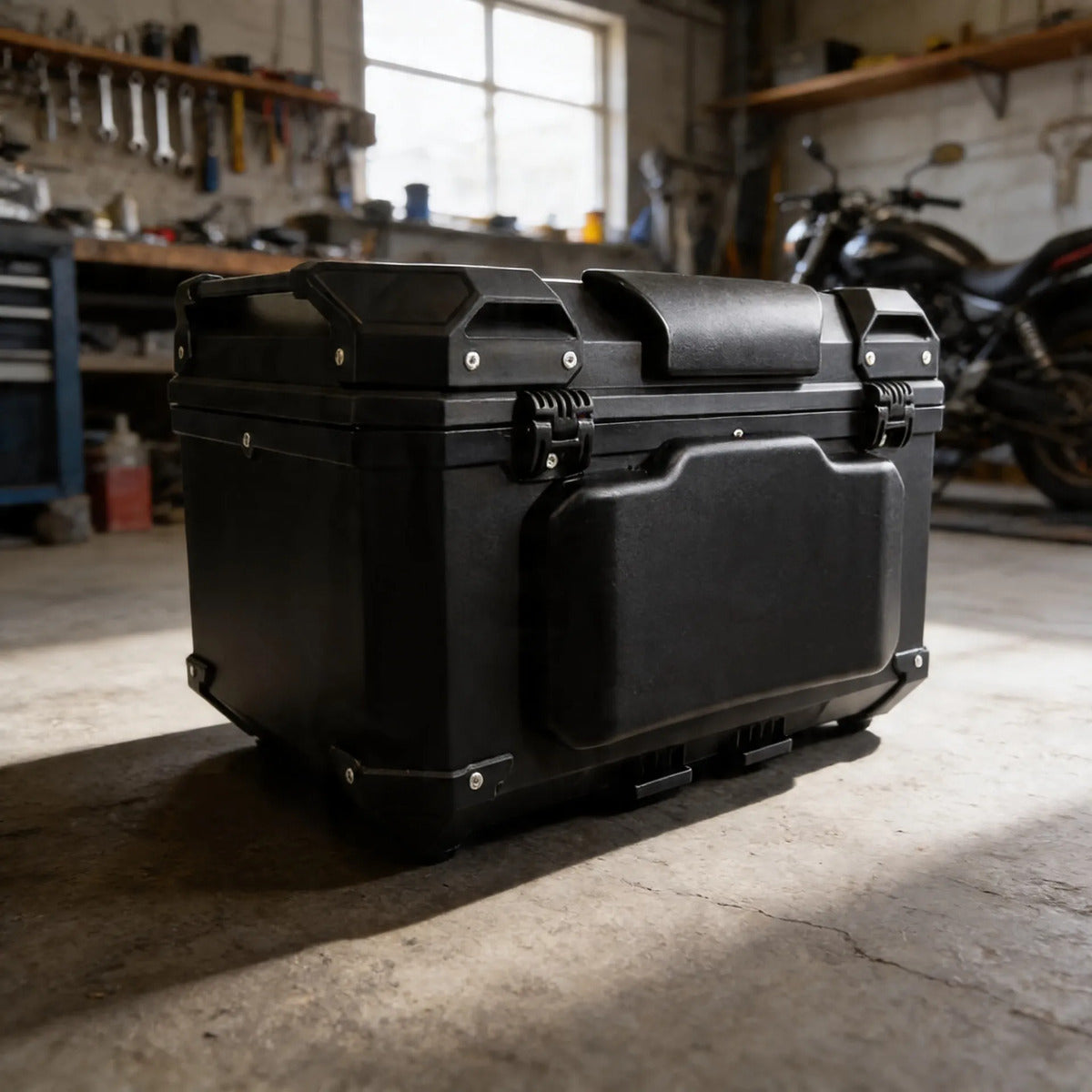 Maletero Dr1 Top Case Thunder 60 L Doble Chapa Desmontable