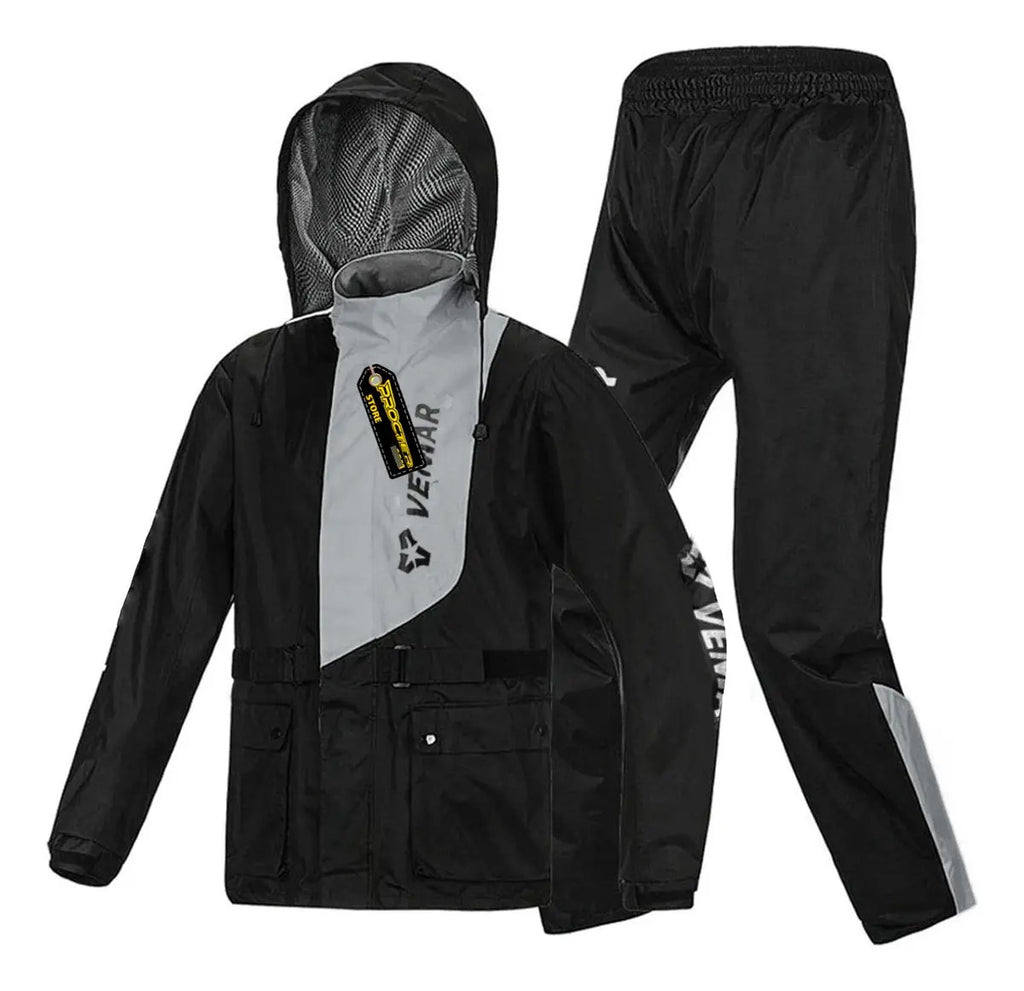 Traje Tipo Sudadera De Chaqueta Impermeable Y Pantalón