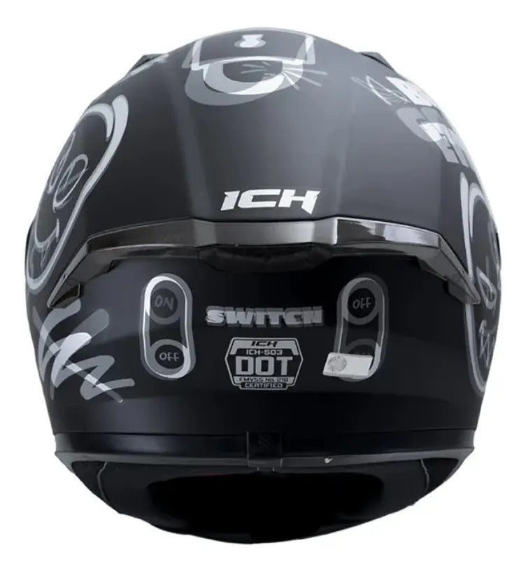 Casco Ich 503 Mujer Hombre Diseño Integral Certificado