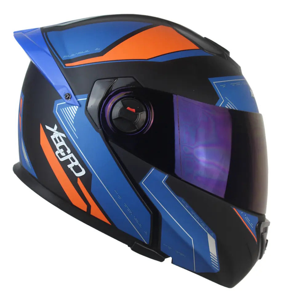 Casco Abatible Certificado Mujer Hombre Xecuro Doble Visor