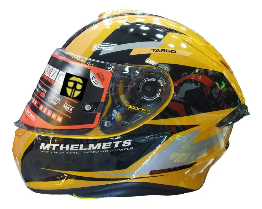 Casco Moto Mt Targo Pro Certificado Ece 2205 Deportivo