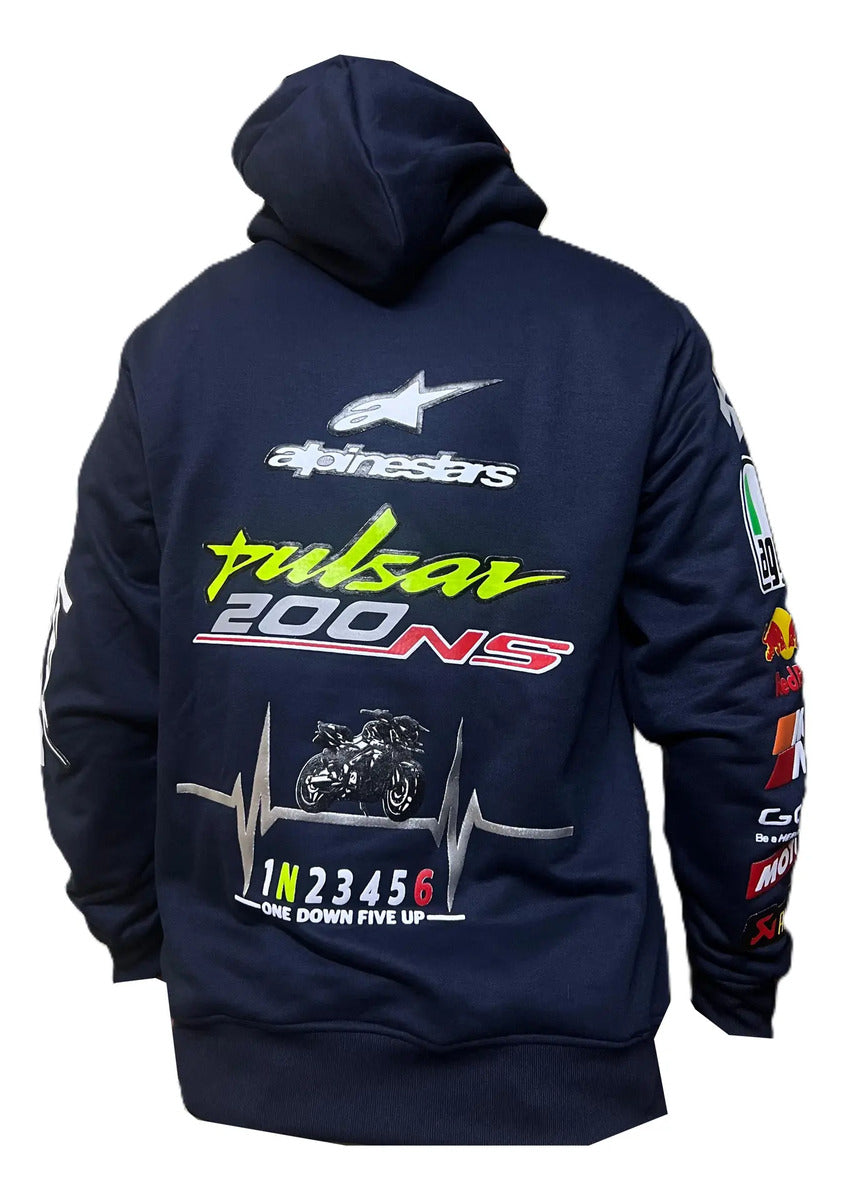 Buzo Hoodie Motero Buzo Con Capota Ktm Pulsar Honda