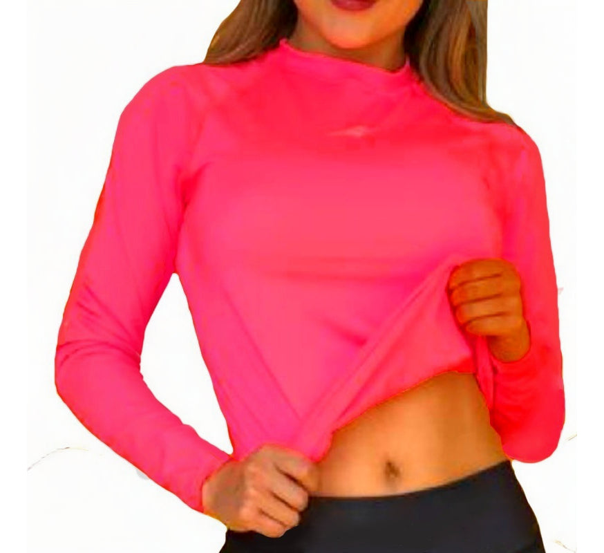 Buzo Fit Deportivo Dama Protección Solar Lycra Compresion