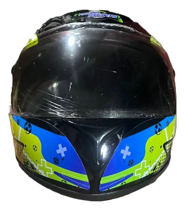 Casco Integral Para Niños Cerrado Kart Bicicleta Deportes